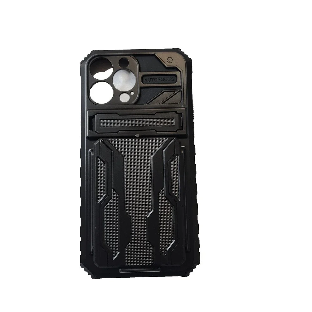 For iPhone 13 13 Pro Max Phone Card Holder Case Heavy Duty Shockproof Cover